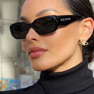 Luxe Black Statement Sunglasses