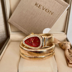 Luxe Serpenti Gold Watch